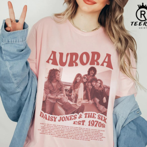 Daisy Jones Aurora World Tour Shirt, Daisy Jones And The Six Band Concert Shirt, Aurora Album Merch, Aurora World tour, Billy Dunne Camila