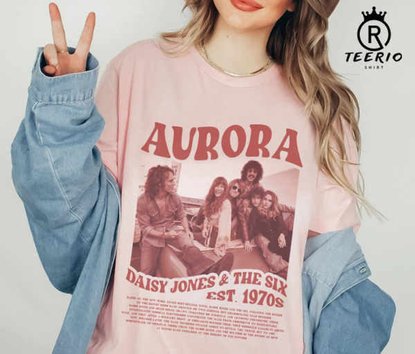 Daisy Jones Aurora World Tour Shirt, Daisy Jones And The Six Band Concert Shirt, Aurora Album Merch, Aurora World tour, Billy Dunne Camila