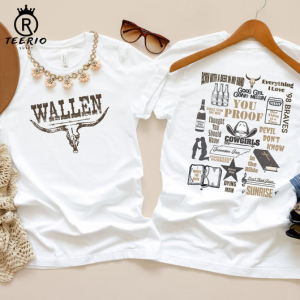 Wallen Shirt | Western Cowboy Shirt | One thing at a Time Shirt | Cowgirl Shirt | Wallen Western shirt | Country Music tee | Double Sided