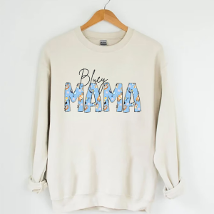 Bluey Mama Character Shirt, Mum Life Bluey T-shirt, Funny Bluey Shirt, Bluey And Bingo, Gift For Mom, Funny Mom Shirts, Bluey T-shirt