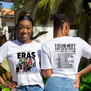 Vintage The Eras Tour Vintage Shirt, 2 Side Taylor’s Version T-Shirt, The Eras Tour 2023 Shirt, Swiftie Fan, Taylor The Eras Tour Shirt