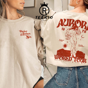 Vintage Daisy Jones & The Six Aurora 2 Side Shirt, Daisy Jones And Billy Dunne Shirt, Daisy Jones Aurora World Tour Merch 2023 Shirt