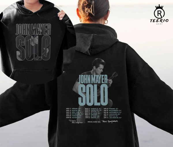 2023 John Solo Tour T-Shirt, Mayer Sob Rock Tour Sweatshirt, Solo Tour 2023 Free Shipping Sweatshirt Hoodie,T-shirt Gift For Her Him