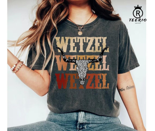 Wetzel Country Music Concert Shirt, Concert Outfit, Nashville Shirt, Western Graphic Tee, Western Clothes, Cowboy Shirt, Country Girl