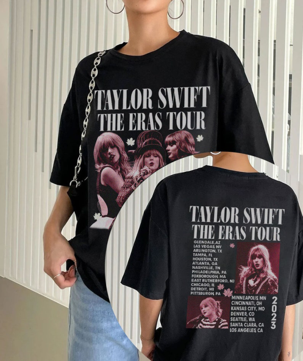 The Eras Tour Vintage Comfort Colors T-Shirt Sweatshirt, 2 Side Taylor’s Version T-Shirt, The Eras Tour 2023 Shirt, Taylor The Eras Tour Tee