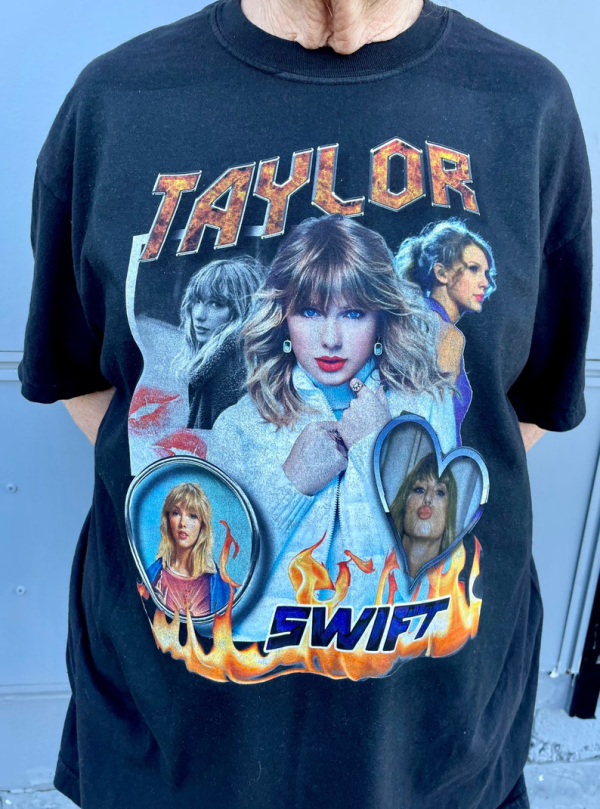 Taylor Homage Shirt Swiftie Vintage 90s Style Bootleg Rap Tee Eras Tour