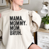 Cool Moms Club Mama Mommy Mom Bruh Sweatshirt, Funny Mom Shirt, Gift for Mom, Mama Sweatshirt, Mothers Day Shirt, Mom Gift for New Mom