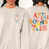 Anti Social Moms Club Hoodie, Mom Life Sweater, Gift For Mom, Anti Social Club Sweatshirt, Mothers Day Gift, Gift for Mom, Mama Sweatshirt