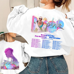 P!nk Tour 2023 2 sides Shirt, Summer Carnival Tour Hoodie, P!nk T-shirt