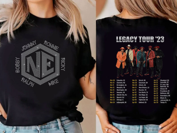 Bling New Edition Shirt, Rhinestone NE for Life, The Culture Tour T Shirt, New Edition TShirt, Legacy Tour