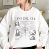 Under Ocean Blvd 2 sides t-shirt, Lana Del Rey Shirt – New Merch – All Size – Trending Shirt