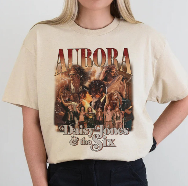 Daisy Jones Aurora World Tour Shirt, Daisy Jones And The Six Band Concert Shirt, Aurora Album Merch, Aurora World tour, Billy Dunne Camila