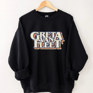 Greta Van Fleet Sweatshirt, Retro Greta Van Fleet Shirt, Greta Van Fleet Merch, Greta Van Fleet Hoodie, Dream In Gold Tour 2023 Sweatshirt