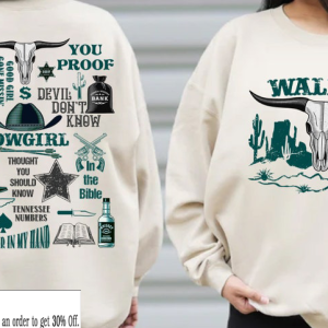 Vintage Wallen Western Sweatshirt, Cowboy Wallen Shirt, Retro Wallen Shirt, Cowgirl Sweatshirt, Country Music Shirt, Country Western Shirt