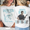 John Mayer Music Shirt, 2 Side John Mayer Solo Tour Sweatshirt, Solo Tour 2023 Vintage Retro Graphic Tee Music Unisex Gifts Fan Hoodie