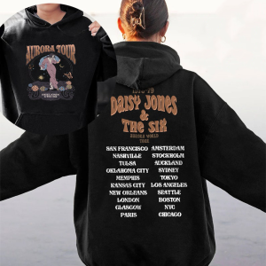 Daisy Jones and The Six Aurora 2 Sides Shirt, Aurora World Tour Tshirt, Daisy Jones And The Six Band Tee, Sweatshirt, Hoodie, Gifts For Fans