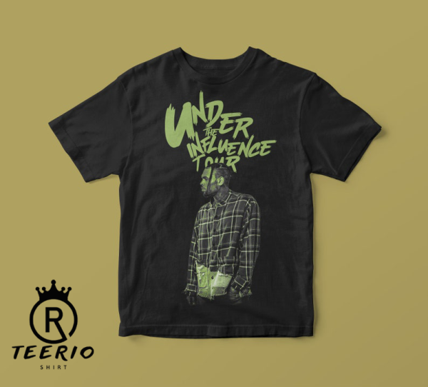 Chris Brown Vintage Bootleg Under The Influence Tour Graphic Tee Shirt