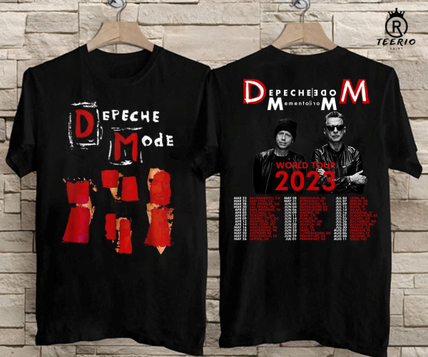 Depeche Mode Memento Mori World Tour 2023 T-Shirt