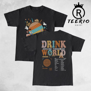 Epcot Drink World Tour 2023 Shirt