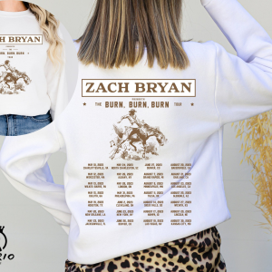 Zach Bryan The Burn Burn Burn Tour 2023 Shirt