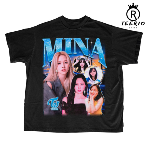 Twice Mina Retro Bootleg T-shirt