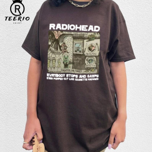 Vintage Radiohead Shirt, Everything Ok komputer Shirt, Radiohead Shirt, Apparel Gift, Tee, Merch Tee, Gift for Him, Gift for Her