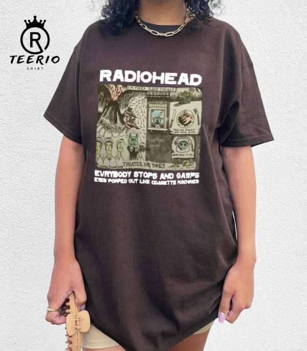 Vintage Radiohead Shirt, Everything Ok komputer Shirt, Radiohead Shirt, Apparel Gift, Tee, Merch Tee, Gift for Him, Gift for Her