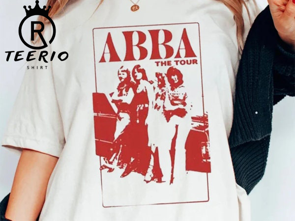 Abba Shirt, The Tour T-Shirt, Abba Band Shirt, Abba Sweatshirt Uk, Abba Hoodie, 1979 Abba Crewneck, Abba Tshirts – Teerioshirt
