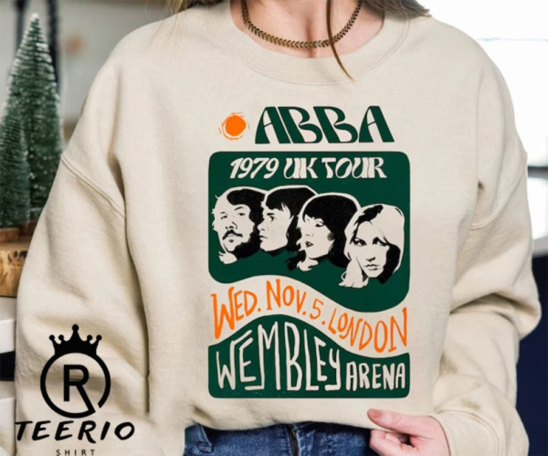 ABBA The Tour Shirt, ABBA Tshirt Vintage, Retro ABBA 1979 Tour Shirt, Gift For Fan Shirt, Vintage Abaa Tour Shirt