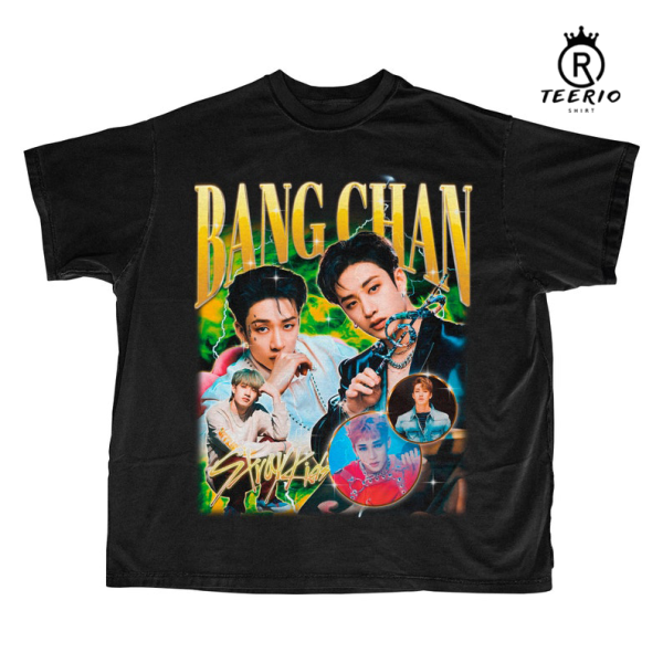 Stray Kids Bangchan Retro Bootleg T-shirt – stray kids shirt – Kpop Tshirt – Kpop Gift For her or him