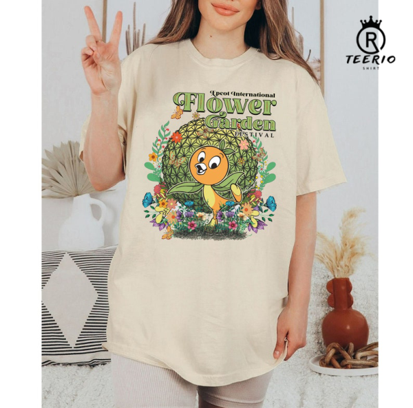 Vintage Disney Epcot Orange Bird Shirt, Flower and garden festival 2023 shirt,Funny Orange Bird Shirt,Hello Sunshine shirt