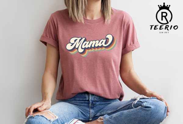 Retro Mama Shirt,Mama Shirt,Mommy Shirt,Gift for Mom,Gift for Her,Mothers Day,Mom Life Tshirt,Mom to be Shirt, Mom Life T-shirt