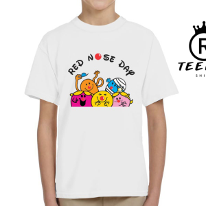 Red Nose Day T-Shirts 2023 Comic Relief Event Boys Girls Kids T-Shirts Tee Top