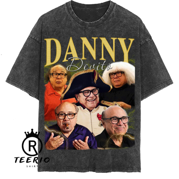 Danny Devito Vintage Washed Shirt, Actor Filmmaker Retro 90’s T-Shirt, Fans Gift For Women, Homage Tee For Men