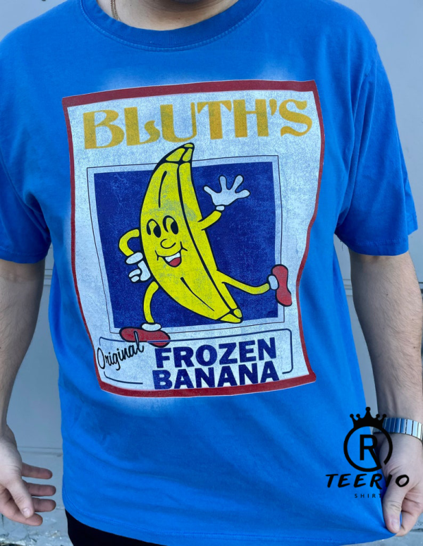 Bluth’s Frozen Banana Stand T-Shirt Vintage Arrested Development TV Show Homage Retro Tee