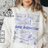 One Direction Hoodie, Heavy Metal Direction Hoodie, 1D Hoodie, One Direction Fan Hoodie, One Direction Gifts, Heavy Metal Hoodie