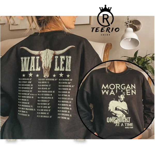 Morgan Wallen Tour 2023 Merch, Morgan Wallen Fan Gift, Country Music Shirt, Cowboy Music Merch, Cowboy Wallen, Unisex Vintage Sweater