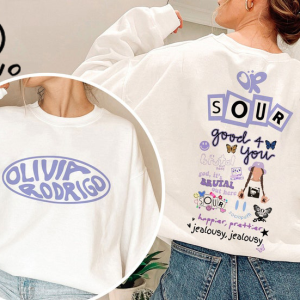 Olivia Rodrigo Sweatshirt, Olivia Sour Tour 2022 Hoodie, Good 4 U Shirt, Sour Album T-Shirt, Vintage Olivia Rodrigo Shirt, Olivia Merch