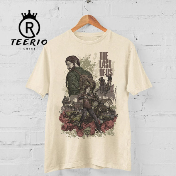 The Last of Us Fan Art Vinatge Shirt, Sweatshirt, Hoodie, video game Comic Book Cover Style T-Shirt