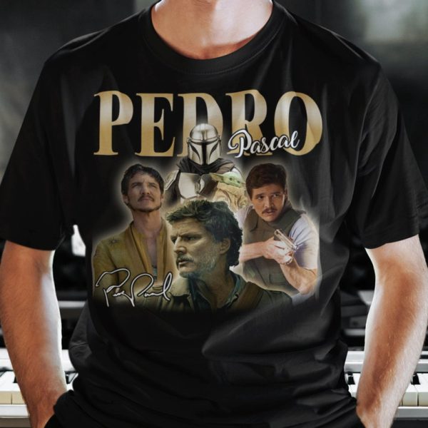 PEDRO PASCAL Shirt, Actor Pedro Pascal Shirt Retro 90s, Javier Peña, Narco Pedro Pascal Fans Gift, Pedro Pascal Tribute Celebrity tShirt