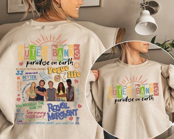 Pogue Side Outer Banks Sweatshirt, Womens OBX Beach Life Shirt, North Carolina Lover GiftT-shirt