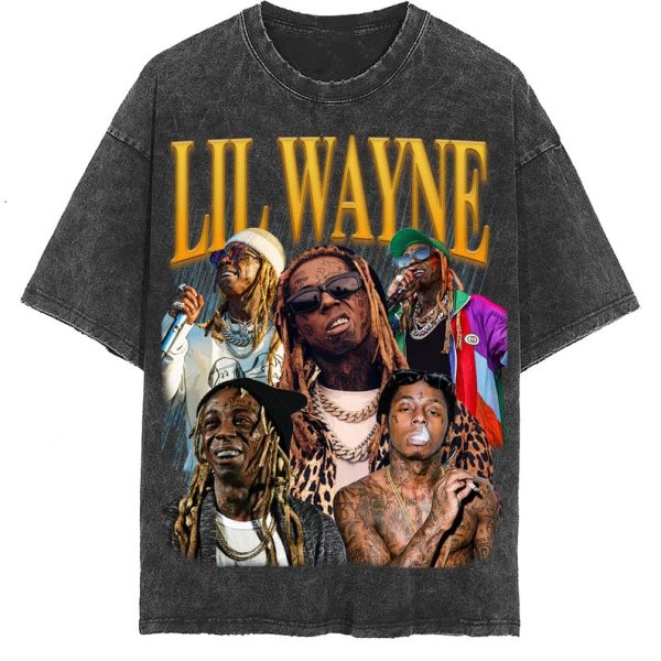 Lil Wayne Vintage Washed Shirt, Hip hop RnB Rap Unisex Homage Tee,inspired Morena Fans Gift For Women, Retro 90’s T-Shirt For Men T-Shirt