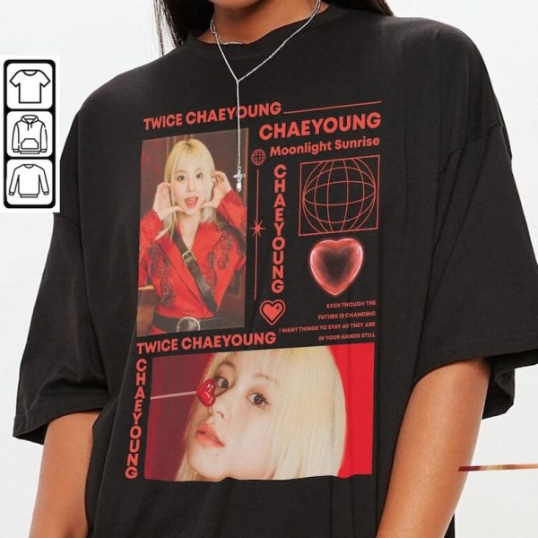 Twice Shirt, Twice Chaeyoung Shirt, Chaeyoung Shirt, Kpop Album Shirt Sweatshirts T-Shirt Hoodie tshirt