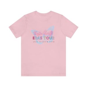 TS Taylor Swift Pastel Lover Butterfly Pink Adult Swiftie Tee – Taylor Swiftie Merch Tshirt – TaylorSwift Lover Shirt – Eras Tour T Shirt