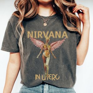 Nirvana Shirt, Nirvana, Grunge, Nirvana TShirt, Nirvana Tee, Nirvana In Utero, Nirvana 90s Shirt, Vintage Style Nirvana Shirt, Vintage T-Shirt