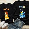 Bluey Easter Shirt, Bluey and Bingo Shirt, Bluey Bunny Shirt, Bluey Happy Easter Shirt, Heeler Family T-shirt, Cartoon Shirt, Bluey Gift T-shirt