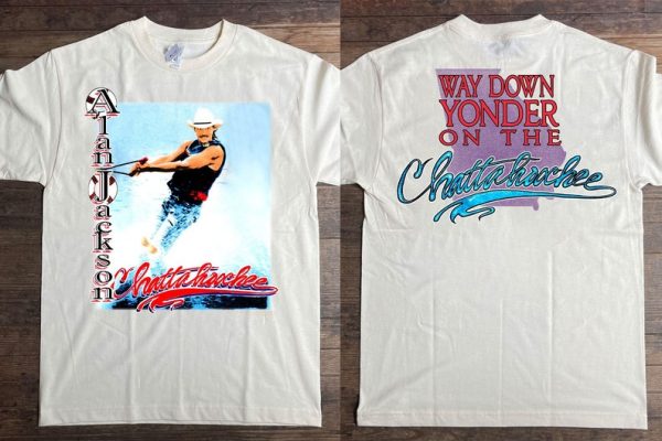 1992 Alan Jackson Way Down Yonder On The Chattahoochee T-Shirt, Alan Jackson Tour ’92 Shirt, Alan Jackson T-Shirt, 90s Country Music Shirt