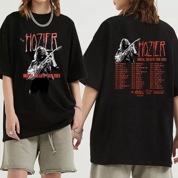 Hozier Unreal Unearth Tour 2023 Shirt, Unreal Unearth Tour 2023 Shirt For Fan, Hozier 2023 Concert, Hozier Shirt Gift For Fan Shirt