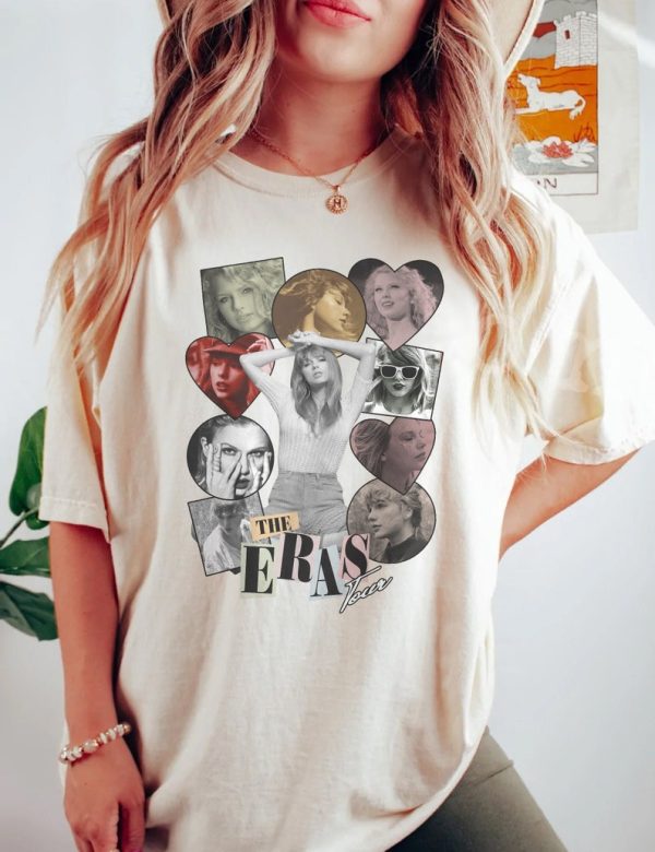 Retro Taylor The Eras Tour Shirt, The Eras Tour, Taylor Swiftie Shirt, Swiftie Tour Tee, Y2k TS The Eras Tour 2023 T-Shirt