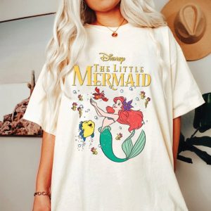 Retro Disney The Little Mermaid Shirt, The Little Mermaid Shirt, Disney Princess Shirt, The Little Mermaid Shirt, Ariel Princess Shirt